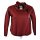 Egyszínű, kapucnis, vastagabb puntó anyagú, környakú, hosszú ujjú, fiatalos olasz felsőrész- bordó