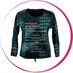 Mintás hosszú ujjú felsők